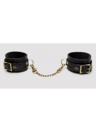 Черные оковы на ноги Bound to You Faux Leather Ankle Cuffs - Fifty Shades of Grey - купить с доставкой в Волгограде