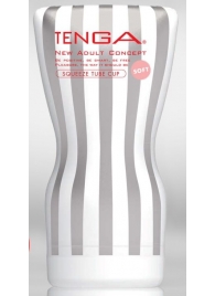 Мастурбатор TENGA Squeeze Tube Cup Soft - Tenga - в Волгограде купить с доставкой