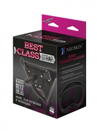 Черный пояс для насадок BEST CLASS STRAP - LOVETOY (А-Полимер) - купить с доставкой в Волгограде