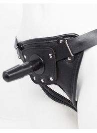 Черный пояс для насадок CLASS STRAP Restyling - LOVETOY (А-Полимер) - купить с доставкой в Волгограде