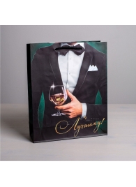 Бумажный пакет «Лучшему!» - 23 х 27 см. - Сима-Ленд - купить с доставкой в Волгограде