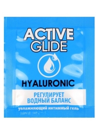 Лубрикант на водной основе Active Glide с гиалуроновой кислотой - 3 гр. - Биоритм - купить с доставкой в Волгограде