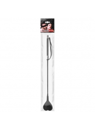 Черный стек с наконечником-сердечком - 54 см. - Notabu - купить с доставкой в Волгограде