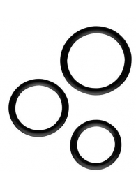 Набор из 3 эрекционных колец SILICONE COCKRINGS - Dream Toys - в Волгограде купить с доставкой