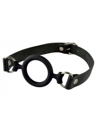 Черный кляп-рамка на регулируемых ремешках - Sitabella - купить с доставкой в Волгограде