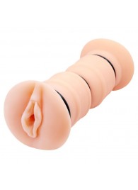 Телесный вибромастурбатор-вагина Michelle - Baile - в Волгограде купить с доставкой