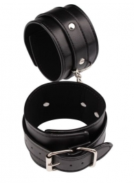 Черные оковы Classic Ankle Cuffs - Chisa - купить с доставкой в Волгограде