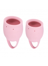 Набор из 2 розовых менструальных чаш Magnolia - Lola Games - купить с доставкой в Волгограде