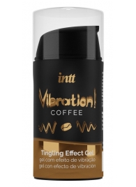 Жидкий интимный гель с эффектом вибрации Vibration! Coffee - 15 мл. - INTT - купить с доставкой в Волгограде