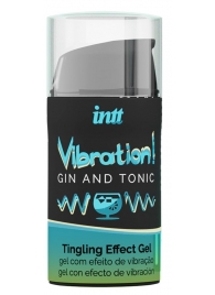 Жидкий интимный гель с эффектом вибрации Vibration! Gin   Tonic - 15 мл. - INTT - купить с доставкой в Волгограде