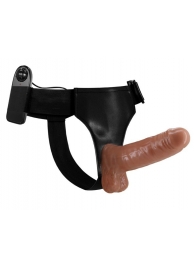 Страпон на трусиках с вибрацией Ultra Passionate Harness - 16 см. - Baile - купить с доставкой в Волгограде