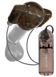 Дымчатый вибростимулятор головки пениса Dual Vibrating Head Teaser - Pipedream - в Волгограде купить с доставкой