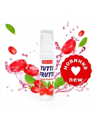 Гель-смазка Tutti-frutti со вкусом барбариса - 30 гр. - Биоритм - купить с доставкой в Волгограде