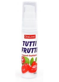 Гель-смазка Tutti-frutti со вкусом барбариса - 30 гр. - Биоритм - купить с доставкой в Волгограде
