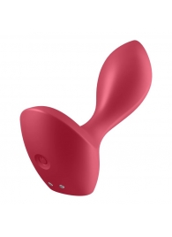 Красный вибромассажёр простаты Satisfyer Backdoor Lover - 14 см. - Satisfyer - в Волгограде купить с доставкой