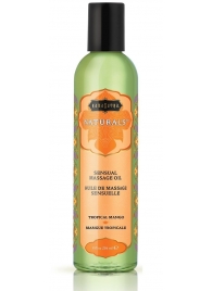 Массажное масло Naturals Tropical Mango с ароматом манго - 236 мл. - Kama Sutra - купить с доставкой в Волгограде