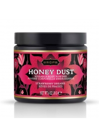 Пудра для тела Honey Dust Body Powder с ароматом клубники - 170 гр. - Kama Sutra - купить с доставкой в Волгограде