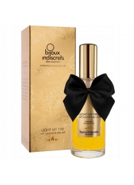 Массажное масло Light My Fire с ароматом карамели - 100 мл. - Bijoux Indiscrets - купить с доставкой в Волгограде