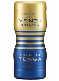 Мастурбатор TENGA Premium Dual Sensation Cup - Tenga - в Волгограде купить с доставкой