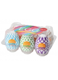 Набор из 6 мастурбаторов Tenga EGG IV с различным рельефом - Tenga - в Волгограде купить с доставкой