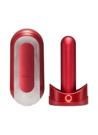 Красный мастурбатор Flip Zero Red   Warmer с подогревом - Tenga - в Волгограде купить с доставкой