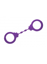 Фиолетовые силиконовые поножи Limitation - Lola Games - купить с доставкой в Волгограде