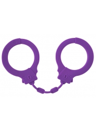 Фиолетовые силиконовые поножи Limitation - Lola Games - купить с доставкой в Волгограде