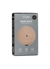 Пеньковая веревка для связывания Hemp Rope - 5 м. - Easy toys - купить с доставкой в Волгограде