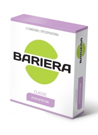 Классические презервативы Bariera Classic - 3 шт. - Bariera - купить с доставкой в Волгограде