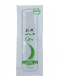 Лубрикант на водной основе pjur WOMAN Aloe - 2 мл. - Pjur - купить с доставкой в Волгограде