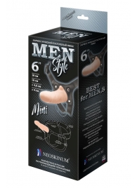 Пустотелый фаллопротез MEN STYLE - 17,5 см. - LOVETOY (А-Полимер) - купить с доставкой в Волгограде