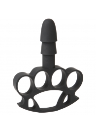 Кастет с штырьком для насадок Vac-U-Lock Knuckle Up - Doc Johnson - купить с доставкой в Волгограде