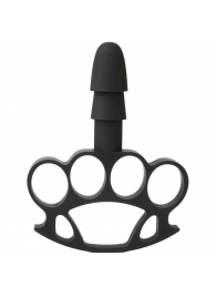 Кастет с штырьком для насадок Vac-U-Lock Knuckle Up - Doc Johnson - купить с доставкой в Волгограде