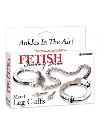 Металлические наручники Metal Leg Cuffs - Pipedream - купить с доставкой в Волгограде