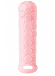 Розовый фаллоудлинитель Homme Long - 15,5 см. - Lola Games - в Волгограде купить с доставкой