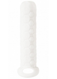 Белый фаллоудлинитель Homme Long - 13,5 см. - Lola Games - в Волгограде купить с доставкой