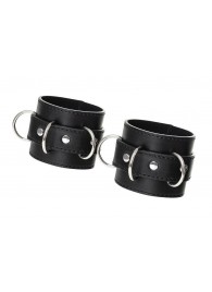 Черные наручники Anonymo на сцепке - ToyFa - купить с доставкой в Волгограде