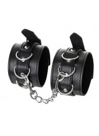 Черные оковы Anonymo из искусственной кожи - ToyFa - купить с доставкой в Волгограде