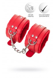 Красные оковы Anonymo из искусственной кожи - ToyFa - купить с доставкой в Волгограде