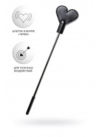 Черный стек со шлепком в форме сердца Anonymo - 35 см. - ToyFa - купить с доставкой в Волгограде