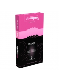 Презервативы с точками и рёбрышками DOMINO Classic Extase - 6 шт. - Domino - купить с доставкой в Волгограде