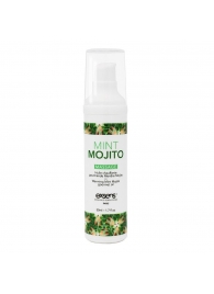 Разогревающее массажное масло с ароматом мохито Gourmet Mint Mojito - 50 мл. - Exsens - купить с доставкой в Волгограде