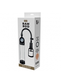 Прозрачная вакуумная помпа с манометром Deluxe Penis Pump - Dream Toys - в Волгограде купить с доставкой