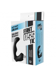 Черный вибромассажер простаты FantASStic Vibrating Prostate Massager - 11,3 см. - Dream Toys - в Волгограде купить с доставкой