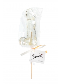 Прозрачный леденец в форме пениса со вкусом пина колада - Sosuчki - купить с доставкой в Волгограде