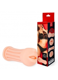 Двусторонний мастурбатор - ротик и вагина - Bior toys - в Волгограде купить с доставкой