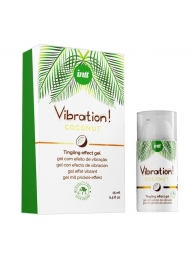 Возбуждающий гель с ароматом кокоса Vibration Coconut - 15 мл. - INTT - купить с доставкой в Волгограде