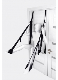 Черные секс-качели на дверь Anonymo №0505 - ToyFa - купить с доставкой в Волгограде