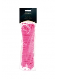 Розовая веревка для связывания Sweet Caress Rope - 10 метров - Sweet Caress - купить с доставкой в Волгограде