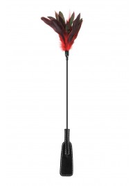 Стек-щекоталка Sweet Caress Feather Whip - 58 см. - Sweet Caress - купить с доставкой в Волгограде